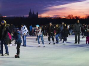 Prague l'hiver : faites du patin à glace